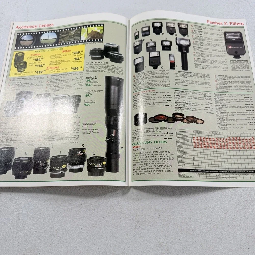 Vintage Ritz Blitz 1984 Holiday Edition Camera Catalog Nikon Canon Minolta